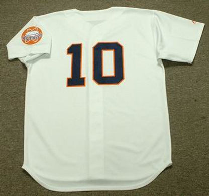 Houston Astros Rusty Staub 1960s Cooperstown MLB jersey front view
