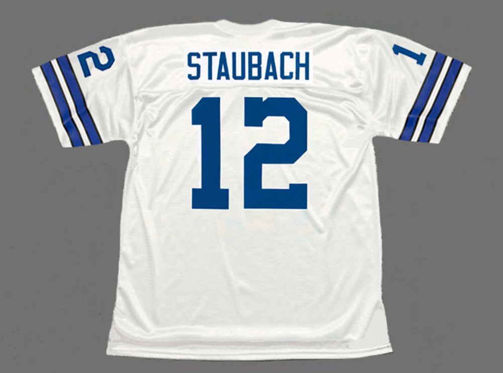 Dallas Cowboys Roger Staubach NFL jersey front view