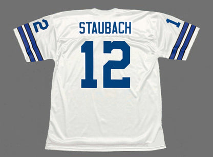 Dallas Cowboys Roger Staubach NFL jersey front view