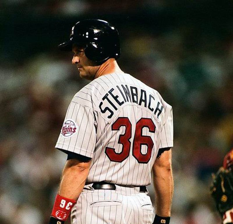 Minnesota Twins Terry Steinbach MLB jersey front view
