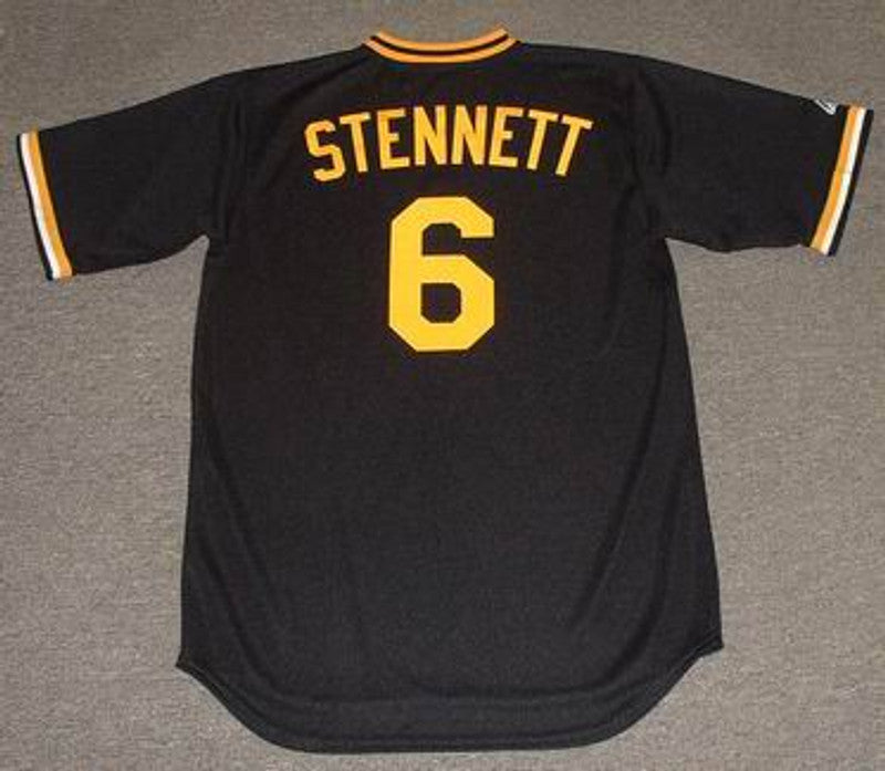Pittsburgh Pirates Rennie Stennett Cooperstown MLB jersey front view