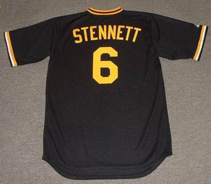 Pittsburgh Pirates Rennie Stennett Cooperstown MLB jersey front view