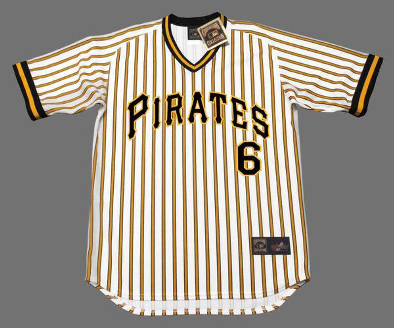 Pittsburgh Pirates Rennie Stennett Cooperstown MLB jersey front view