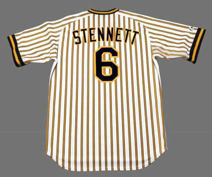 Pittsburgh Pirates Rennie Stennett Cooperstown MLB jersey front view