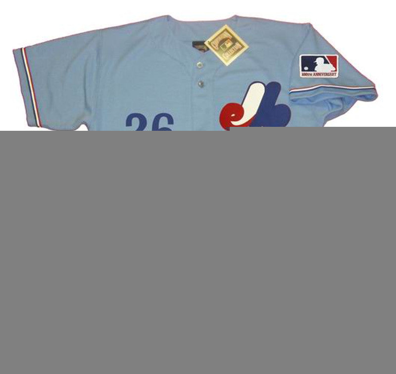 Montreal Expos Bill Stoneman MLB jersey front view