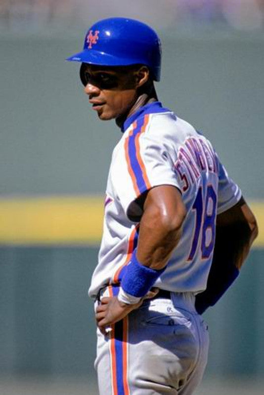 New York Mets Darryl Strawberry Cooperstown MLB jersey front view