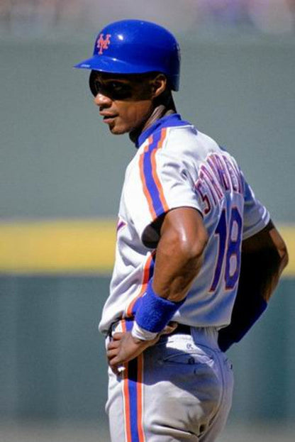 New York Mets Darryl Strawberry Cooperstown MLB jersey front view