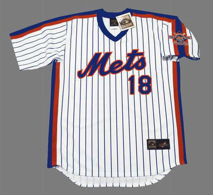 New York Mets Darryl Strawberry Cooperstown MLB jersey front view