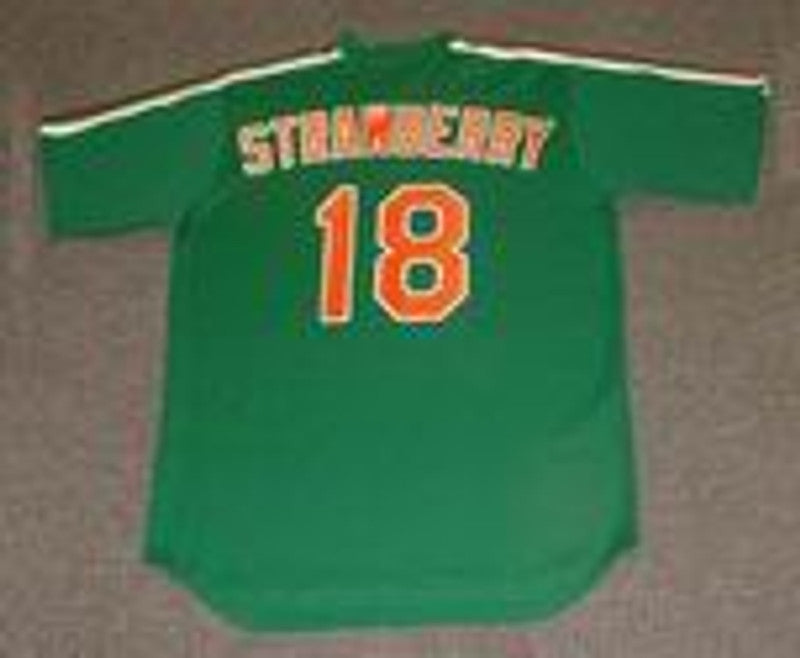 DS NYM 1985 St. Patricks Day Baseball Throwback Stitched Jersey, Vintage Baseball Jersey, Retro Sewn Jersey
