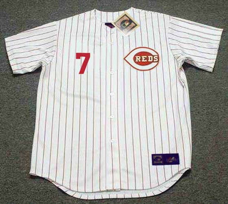 Cincinnati Reds Eugenio Suarez MLB jersey front view