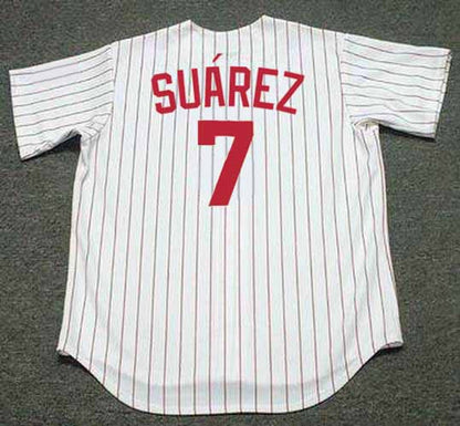Cincinnati Reds Eugenio Suarez MLB jersey front view