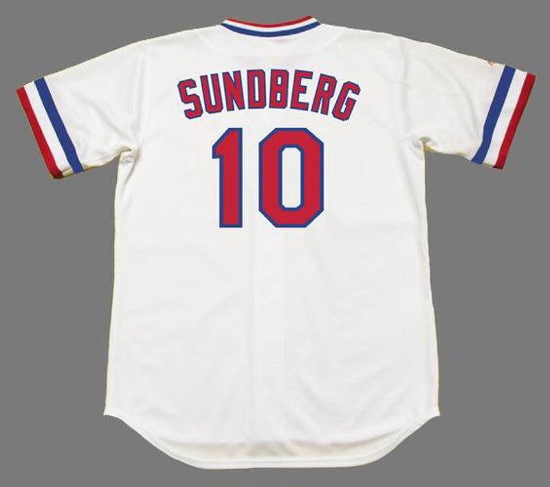 Texas Rangers Jim Sundberg Cooperstown MLB jersey front view