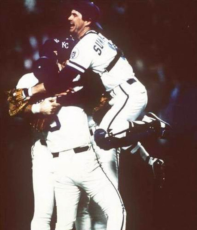 JS KCR 1985 Cooperstown Home Baseball Stitched Jersey, Vintage Baseball Jersey, Retro Sewn Jersey