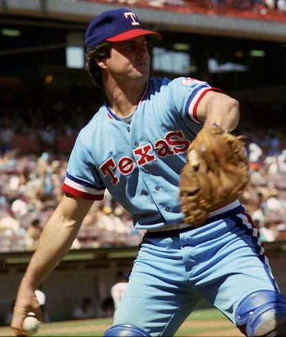 Texas Rangers 1980s Cooperstown MLB jersey front view