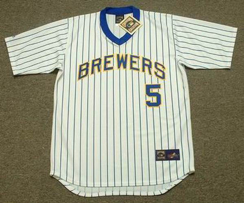 BS MB Milwaukee 1987 Home Throwback Baseball Stitched Jersey, Vintage Baseball Jersey, Retro Sewn Jersey
