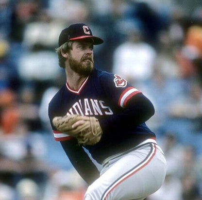 Cleveland Indians Rick Sutcliffe Cooperstown MLB jersey front view