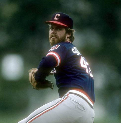 Cleveland Indians Rick Sutcliffe Cooperstown MLB jersey front view
