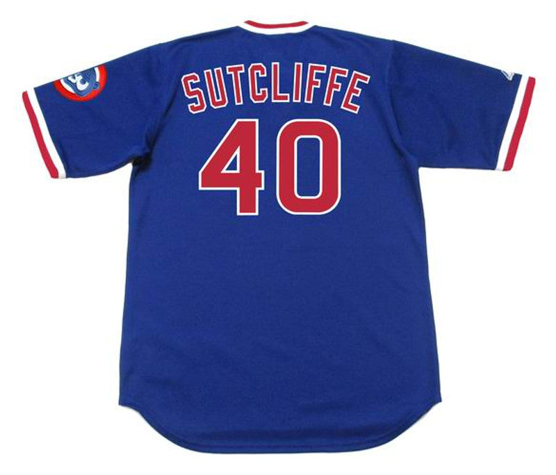 Chicago Cubs Rick Sutcliffe Cooperstown MLB jersey front view
