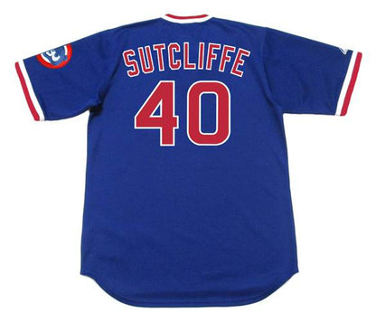 Chicago Cubs Rick Sutcliffe Cooperstown MLB jersey front view