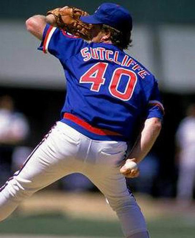 Chicago Cubs Rick Sutcliffe Cooperstown MLB jersey front view