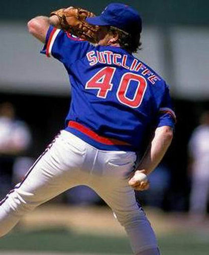 Chicago Cubs Rick Sutcliffe Cooperstown MLB jersey front view