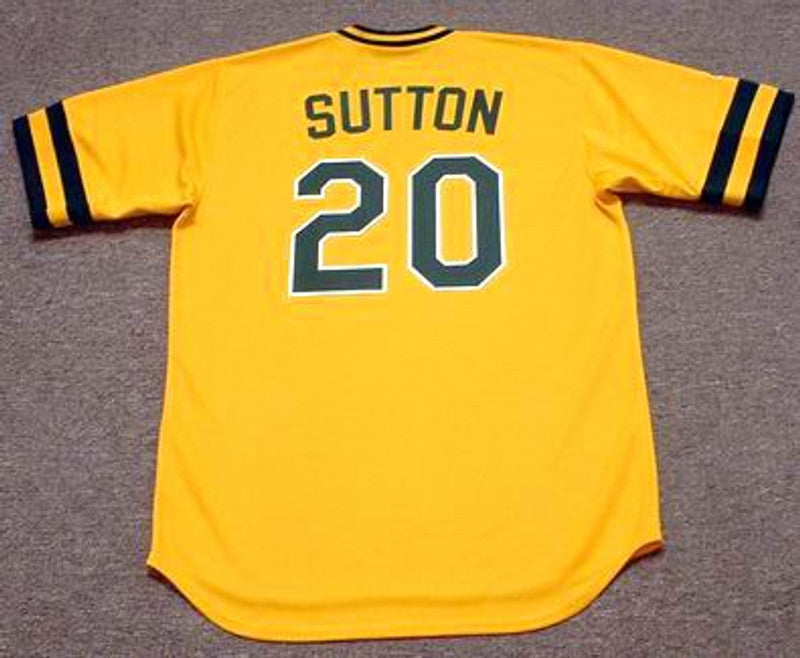 Oakland Athletics Don Sutton Cooperstown MLB jersey front view