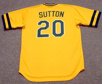 Oakland Athletics Don Sutton Cooperstown MLB jersey front view