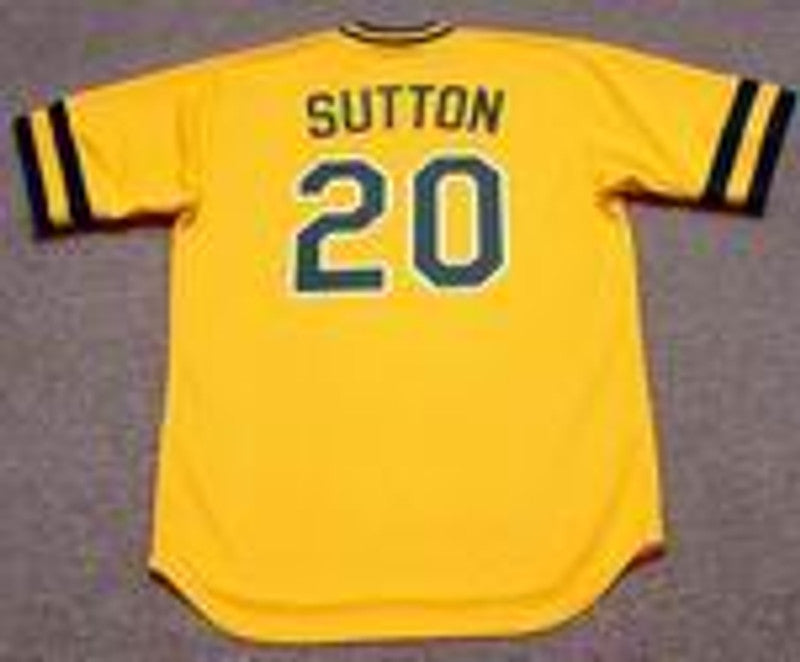 Oakland Athletics Don Sutton Cooperstown MLB jersey front view