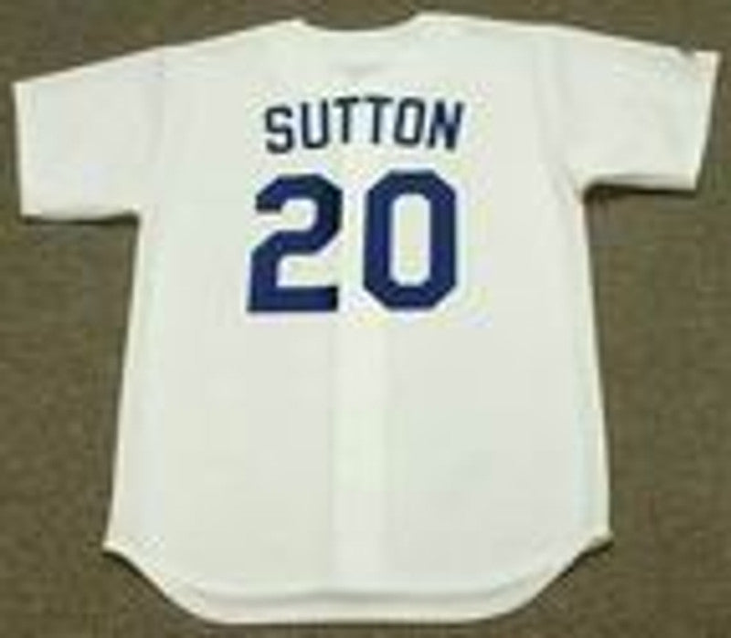 Los Angeles Dodgers Don Sutton Cooperstown MLB jersey front view