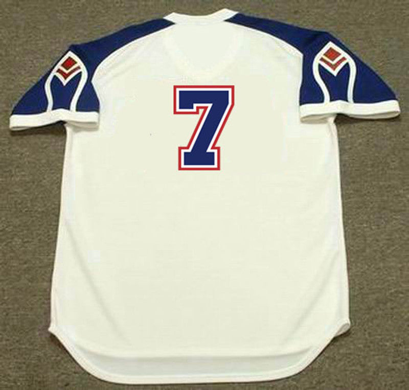 Atlanta Braves Dansby Swanson 1970s MLB jersey front view