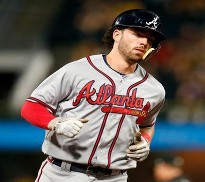 Atlanta Braves Dansby Swanson MLB jersey front view