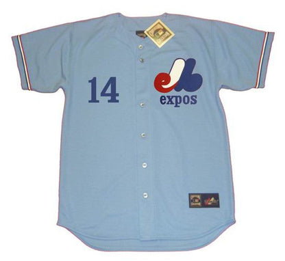 Montreal Expos Ron Swoboda Cooperstown MLB jersey front view