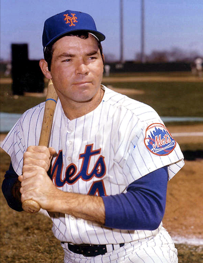New York Mets Ron Swoboda MLB jersey front view