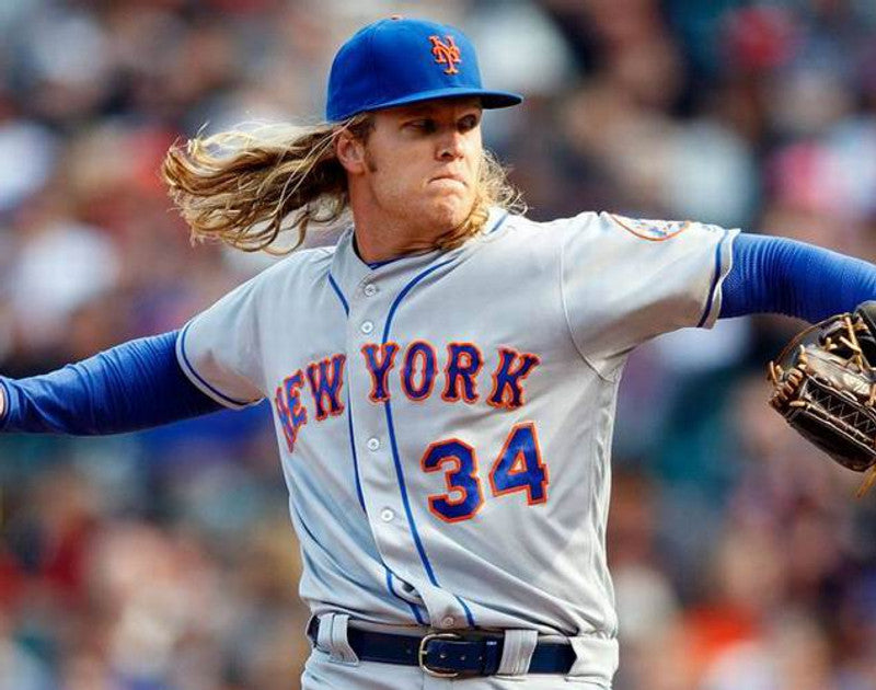 New York Mets Noah Syndergaard MLB jersey front view
