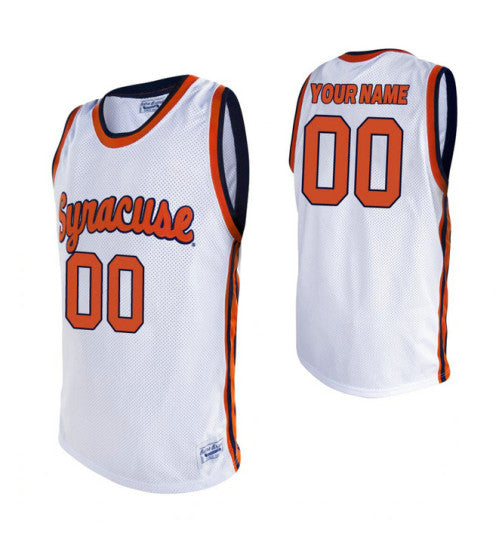 Syracuse Orange Custom Basketball Alumni Jersey White | Stitched Jersey RTJS 7049