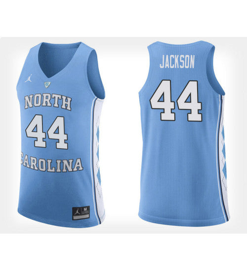 North Carolina Tar Heels #44 Justin Jackson Light Blue Home College Basketball Jersey stitched college jersey