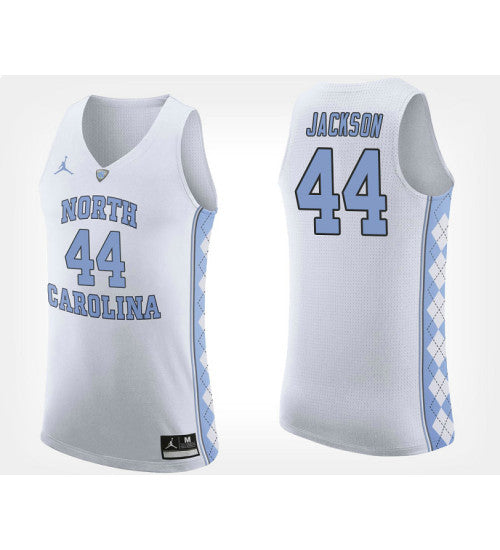 North Carolina Tar Heels 44 Justin Jackson White Road College Basketball Jersey | Stitched Jersey RTJS 8005
