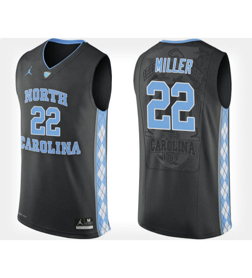 North Carolina Tar Heels 22 Walker Miller Black Alternate College Basketball Jersey | Stitched Jersey RTJS 8080