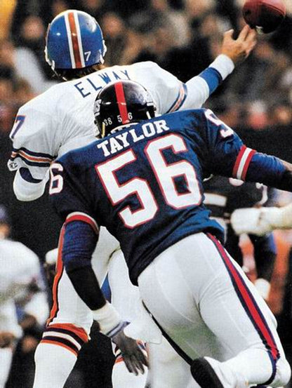 New York Giants Lawrence Taylor NFL jersey front view