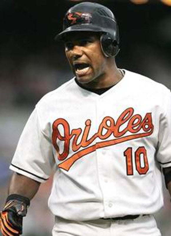 Baltimore Orioles Miguel Tejada MLB jersey front view