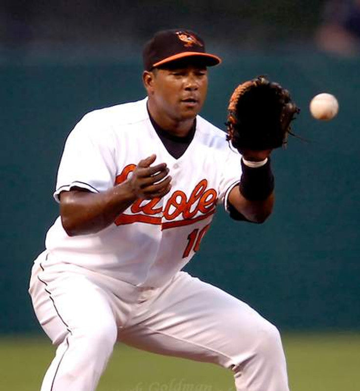 Baltimore Orioles Miguel Tejada MLB jersey front view