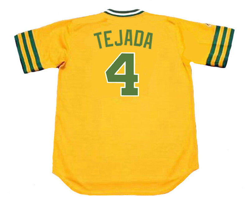 Oakland Athletics Miguel Tejada MLB jersey front view