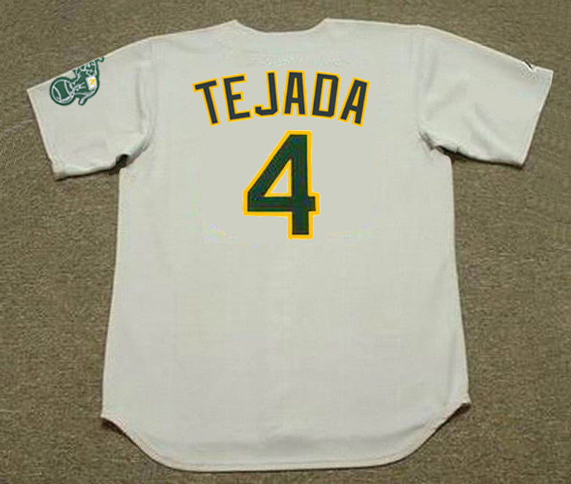 Oakland Athletics Miguel Tejada MLB jersey front view