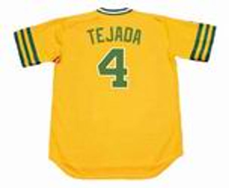 Oakland Athletics Miguel Tejada MLB jersey front view