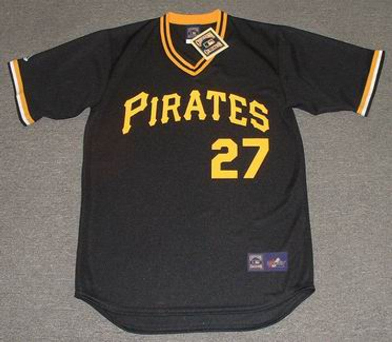 Pittsburgh Pirates Kent Tekulve Cooperstown MLB jersey front view