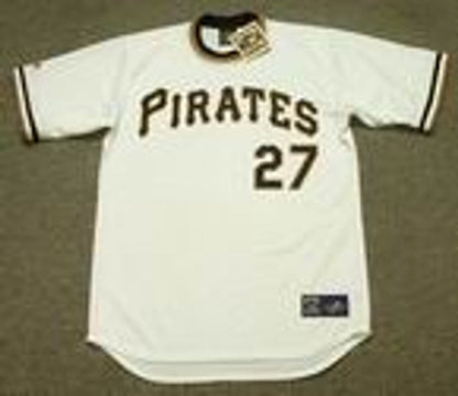 Pittsburgh Pirates Kent Tekulve Cooperstown MLB jersey front view