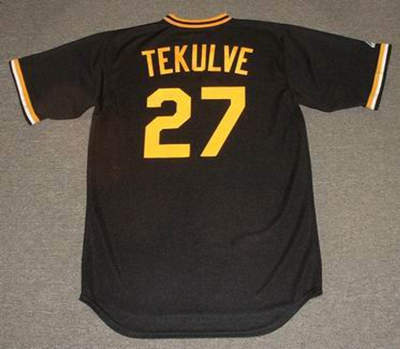 Pittsburgh Pirates Kent Tekulve Cooperstown MLB jersey front view
