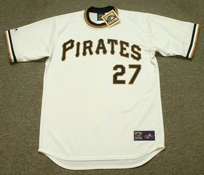 Pittsburgh Pirates Kent Tekulve Cooperstown MLB jersey front view