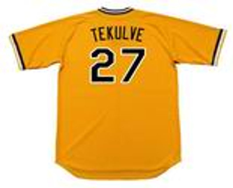 Pittsburgh Pirates Kent Tekulve Cooperstown MLB jersey front view