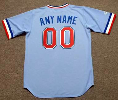Texas Rangers 1980s Cooperstown Any Name Number MLB jersey front view